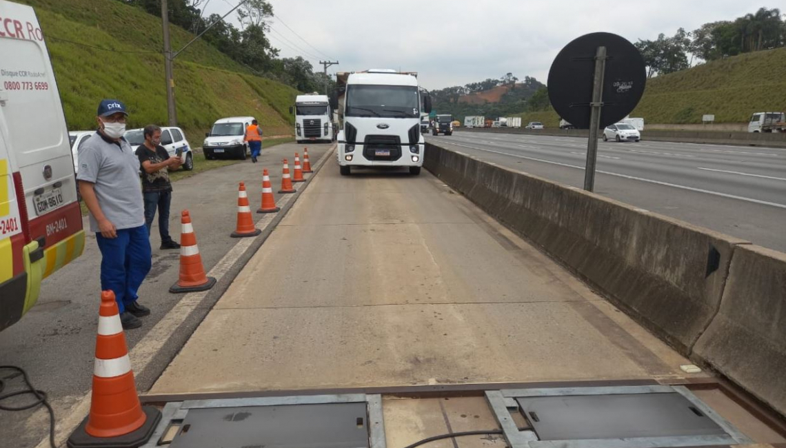 Ipem-SP verifica balanças dinâmicas no Rodoanel